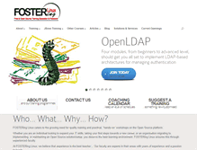 Tablet Screenshot of fosteringlinux.com
